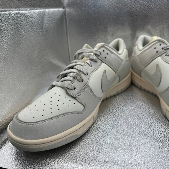 Size 14 Nike Dunk Low Mens Sail and Light‎ Bone Athletic Sneaker DD1503-107 - Picture 3 of 11